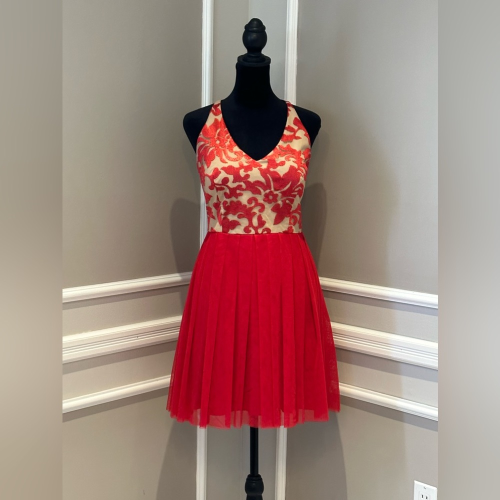 VALENTINE’S DAY - Nights by Teeze Me Women's Red Cocktail / Party Dress - size 9 - Picture 11 of 14